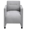 30"Accent Chair Gray Seat Cushion Boucle Upholstery - 4 of 4