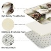 Christmas Holly and Pinecone Design Non-Slip Door Mat, Flannel Carpet Machine Washable, Holiday Door Rug. - 2 of 4