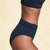 Women's Dark Navy Blue High-Waisted Bikini Bottoms - Cupshe - 3 of 3