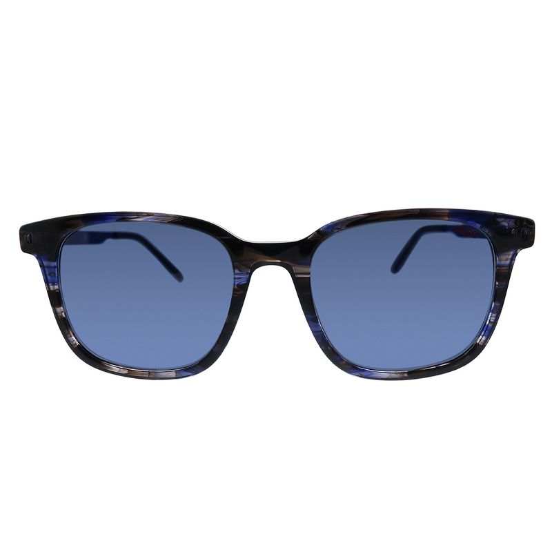 Hugo Boss BOSS 1036/S 38I Unisex Square Sunglasses Blue Horn 51mm, 2 of 4