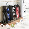 Zevemomo Wooden Golf Bag Organizer with 2 Drawers, Golf Storage Rack for Garage & Home, Golf Club Holder, Gray - 2 of 4
