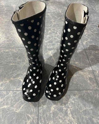 Journee Collection Womens Mist Block Heel Rain Boots : Target