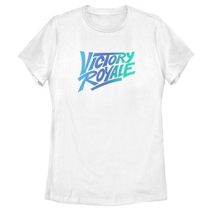 Women's Fortnite Victory Royale Gradient Logo T-Shirt - 1 of 4