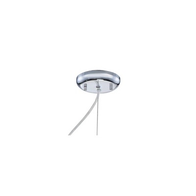 Celestial Chrome Sputnik 30" Chandelier with Frosted Glass Lights