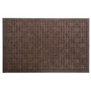 Entryways 35"x22" Lattice Weather Beater Polypropylene Indoor Outdoor Floor Mat: Rubber-Backed, Fade-Resistant, Geometric Design - 1 of 4