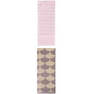 REGALWOVEN Cotton Hand Towels for Bathroom Hand Face Gym Spa 14" x 30"/13" x 29" 2 Pcs - 1 of 4
