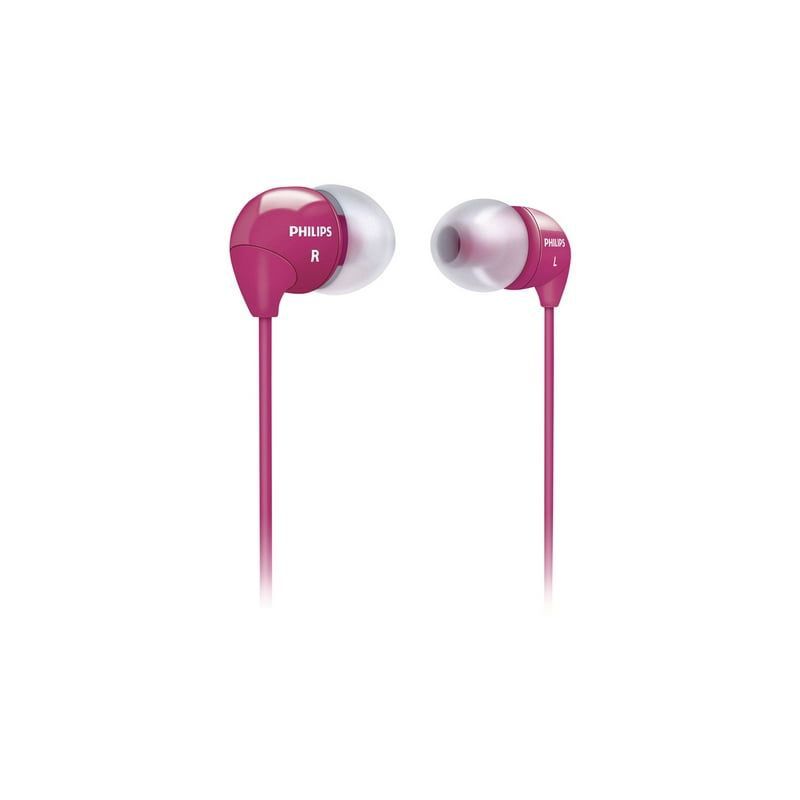 Philips SHE3590 In-Ear Wired Earbuds with Mic Pink, 3 of 6