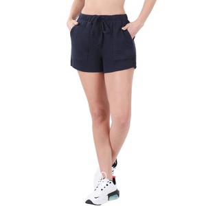 Women's Cotton Drawstring Shorts - ZENANA - 1 of 2