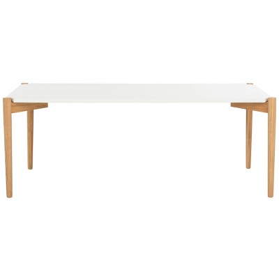 target white coffee table