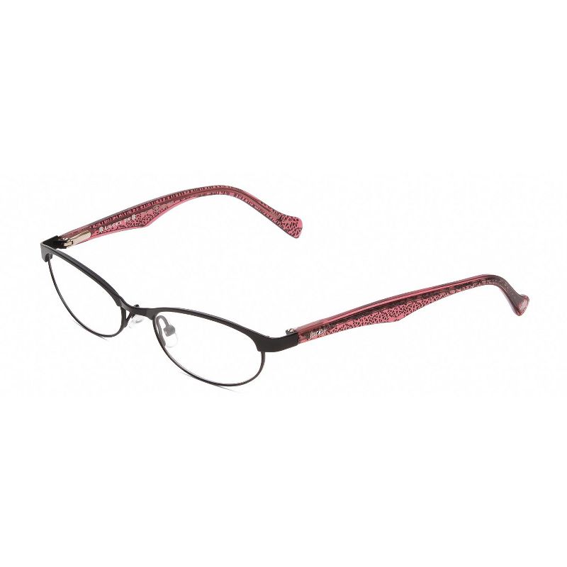 Lucky Brand KIDS PEPPY 46mm Unisex Plastic Rectangular Designer Eyeglasses OR Blue Light Filter OR Reading Glasses in Black, 1 of 4