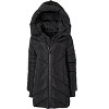 Sportoli Women's Winter Coat Down Alternative Hooded Long Vestee Puffer Jacket - 2 of 4