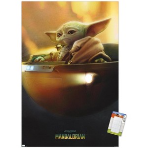 Trends International Star Wars: The Mandalorian Season 3 - Grogu in Pod Unframed Wall Poster Prints - 1 of 4