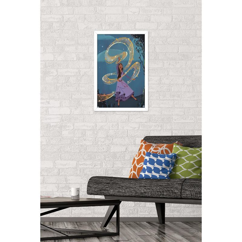 Trends International Disney Wish - Collage Poster 6 (Asha) Framed Wall Poster Prints, 2 of 7