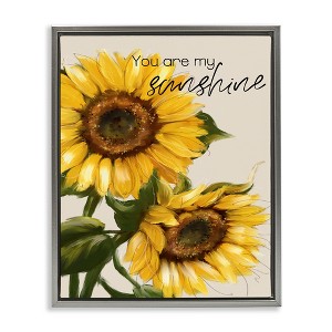 Stupell Industries You Are My Sunshine Vivid Sunflower Blossoms, 17" x 21" - 1 of 4