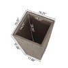 KWPZQEB Planters, Concrete Distressed Plant Pots  with Drainage Holes, Large Outdoor Planters  for Porch, Patio, Backyard - 4 of 4
