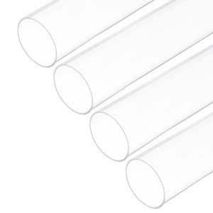 Unique Bargains Lamp Lantern Water Cooling System Acrylic Round Tubes 4 Pcs 10" - 1 of 4