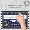 Big Dot of Happiness Last Sail Before the Veil - Nautical Bridal and Bachelorette Party Mug Shots - Photo Booth Props Party Mugshot Signs - 20 Count - 2 of 4