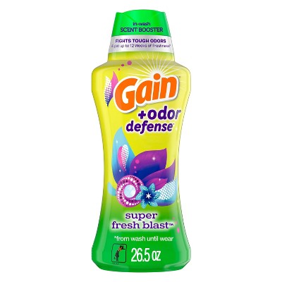 Gain Odor Defense Fireworks In-Wash Scent Booster - Super Fresh Blast - 26.5oz