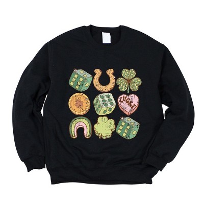 Simply Sage Market Women's Graphic Sweatshirt St. Patrick's Charm Chart