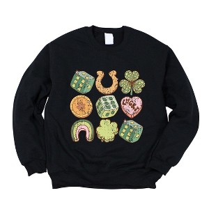 Simply Sage Market Women's Graphic Sweatshirt St. Patrick's Charm Chart - 1 of 4