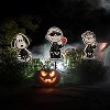 Peanuts Bone Parade Led Pathway Markers 1 Dimensional Flat 3 Piece Set Halloween Yard Art - 2 of 2
