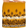 LA LEELA Men's Sarong Bath Swimsuit Pareo Wraps One Size Gold Beach - 3 of 4