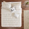 NicBex Metallic Printed Comforter Set Bedding Set Contemporary Soft Microfiber Fabric Quilt Set, Machine Washable - 4 of 4