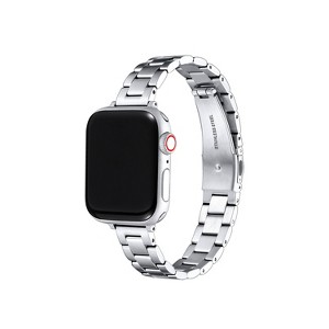 Posh Tech Sloan Skinny Stainless Steel Band for Apple Watch - Silver: Wearable Tech Accessory - 1 of 3