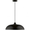 Livex Lighting Amador 1 - Light Pendant in  Shiny Black/Polished Chrome - 3 of 3