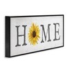 Stupell Industries Rustic Home Text with Sunflower Framed Giclee Art - 2 of 4