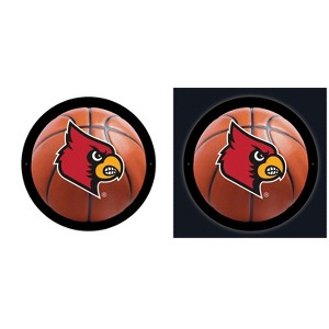Evergreen Ultra-Thin Edgelight LED Wall Decor, Basketball, University of Louisville- 15 x 15 Inches Made In USA - 1 of 4
