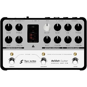 Two Notes AUDIO ENGINEERING ReVolt 3-Channel All-Analog Guitar Simulator Pedal Silver and Black - 1 of 4