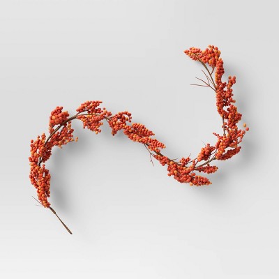 60" Berry Garland Orange - Threshold™