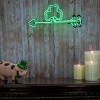 20" LED Green Neon Style Shamrock Sign - National Tree Company - 2 of 4