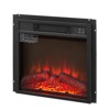 SEVOBAL Indoor Fireplaces Electric Fireplace Insert 18" 1400w 120v ,Equipped with Remote Control, Ultra Thin Heater, Black, 18"*5.16"*17.13" - 4 of 4