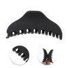 Unique Bargains Frosted Crescent Hair Clips Black 1 Pc - 3 of 4