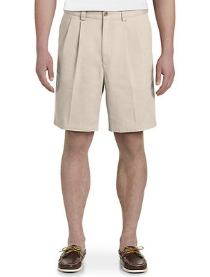 Harbor Bay Pleated Shorts - Men's Big And Tall Stone X : Target