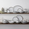 Noritake Crestwood Platinum 50-Piece Dinnerware Set, Service for 8 plus Serving Pieces - 2 of 4