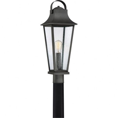 Quoizel Lighting Galveston 1 - Light Post Light in  Mottled Black
