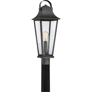 Quoizel Lighting Galveston 1 - Light Post Light in  Mottled Black - 1 of 4