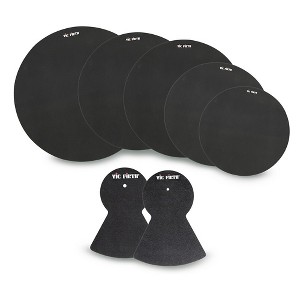 Vic Firth Drum Set Mute Prepack 10,12,14,14,18 in.,hi-hat,and cymbal (2) - 1 of 4