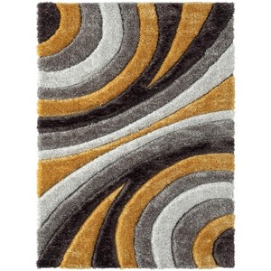 Luxe Weavers Modern Shag Geometric Indoor Area Rug - 1 of 4