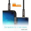 FosPower [24K Gold Plated] Premium 3.5mm AUX Audio Extension Cable - 15FT, Male to Female Auxiliary Cable, 3.5mm AUX Cord for Smartphone, CD Player - 2 of 4