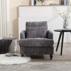 NicBex Upholstered Accent Chair with Solid Wood Frame,ModernLounge Chair with Soft Padded Seat,Chenille Arm Chairs for Bedroom,Reading Room - 2 of 4