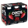 Oikos Pro Strawberry Cultured Dairy Drink - 3.1 fl oz/6ct - 2 of 4