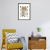 19" x 25" Neutral Collage II by Laura Horn Wood Framed Wall Art Print - Amanti Art: Contemporary Abstract Lithograph - 4 of 4