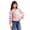 Andy & Evan  Kids  Girls Ombre Stripe Cardigan - 2 of 4