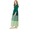 Woman Within Plus Size Colorblock Tiered Dress - 4 of 4