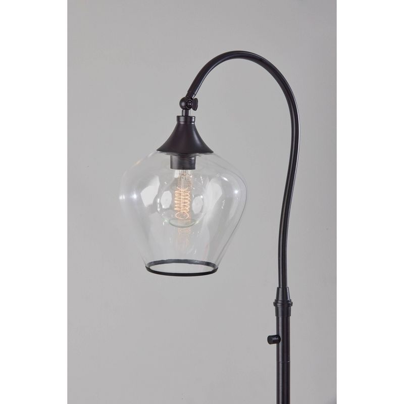 Bradford Floor Lamp (Includes Light Bulb) Dark Bronze - Adesso, 4 of 9