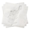 Smarty Had A Party White w/ Silver Antique Floral Paper Cocktail Napkins - 600 pcs - 2 of 4